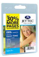 Epson C84 - C86 - C86 Photo edition  CX6400 - CX6600 cyan cartridge Jettec 9283C