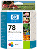 Original HP 78 Colour Ink Cartridge HPC6578D