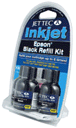 JETTEC BLACK REFILL KIT 3 X 30mL BLACK INKS FOR EPSONS