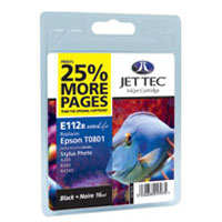 Jettec Epson Stylus Photo P50 - PX700W - PX800FW Compatible Black JT_e112b